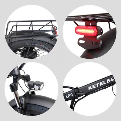 2024 Direct 20x4.0 Inch Fat Tire Folding E-Bike 1000W dengan 7 Speed Gears Rear Hub Motor