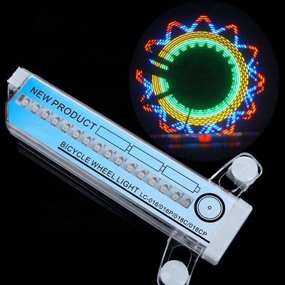 32 LED Flash Spoke Light Lamp untuk 24 Inch Wheel Battery Powered Outdoor Cycling Lights