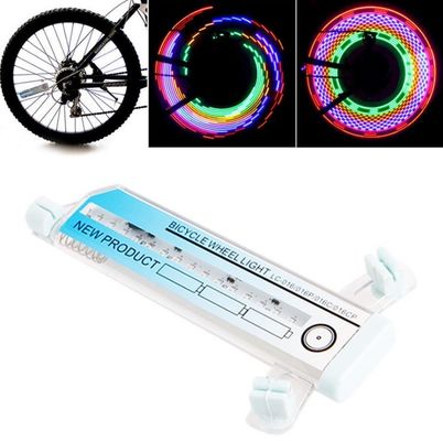 32 LED Flash Spoke Light Lamp untuk 24 Inch Wheel Battery Powered Outdoor Cycling Lights