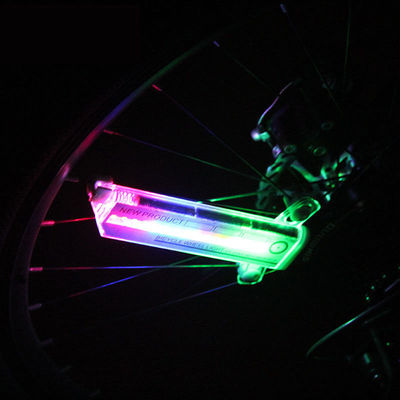 32 LED Flash Spoke Light Lamp untuk 24 Inch Wheel Battery Powered Outdoor Cycling Lights