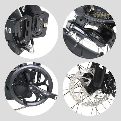 Sepeda listrik semua medan 1000W 13AH dengan ban lemak 20x4.0 inci dan waktu pengisian cepat