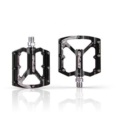 2021 ENLEE Aluminium Alloy Merah / Hitam Pedal Ultralight untuk Mountain Bike Sepeda Jalan