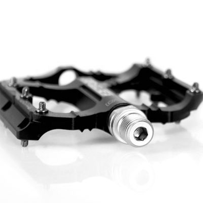 2021 ENLEE Aluminium Alloy Merah / Hitam Pedal Ultralight untuk Mountain Bike Sepeda Jalan