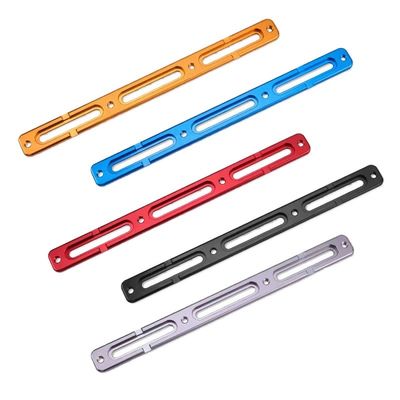 Silver Bicycle Bottle Holder Extender dengan Adjustable Alloy Bike Bottle Cage Adapter