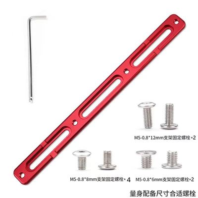 Silver Bicycle Bottle Holder Extender dengan Adjustable Alloy Bike Bottle Cage Adapter