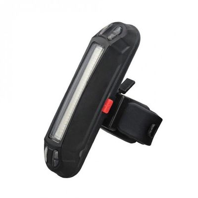 USB Rechargeable Bicycle Tail Comet LED Lamp untuk ABS PC Mounting Placement Seatpost