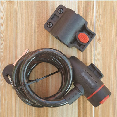 Anti-pencurian sepeda kunci keamanan stainless steel kabel kumparan untuk benteng sepeda motor sepeda MTB sepeda dengan 2 kunci