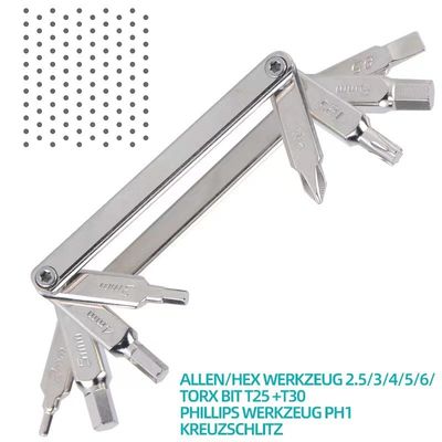 Tingkatkan Sepeda Anda dengan Perak Multi-Fungsi Hexagonal Kita Screwdriver dan Kunci