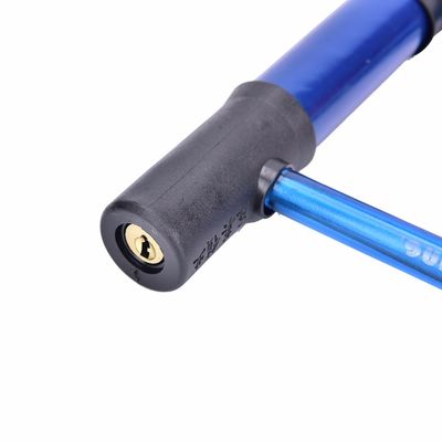 Rantai Kunci U Sepeda Hitam Merah Keamanan Tinggi untuk Kunci Kabel Sepeda Motor JWA Ulock