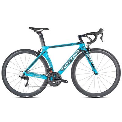 TWITTER R7000-22 Speed Road Bike dengan Hidraulik Disc Brake dan Carbon Fiber Frame