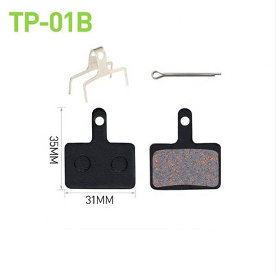 BB5 BB7 Bike Disc Brake Pads Bahan Semi-Metal untuk Lemes dan Braking 35x30.5mm
