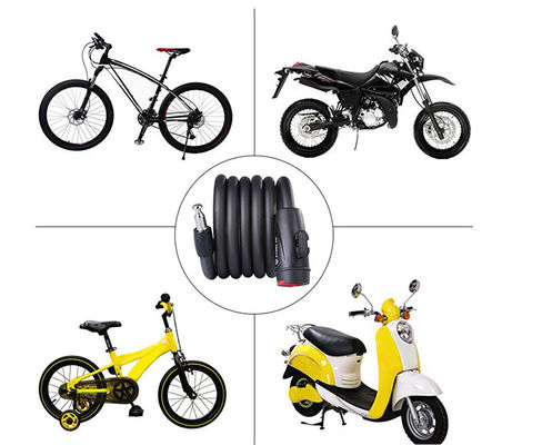 2022 Anti Pencurian Sepeda Steel Cable Lock Portable Security Padlock untuk sepeda gunung MTB