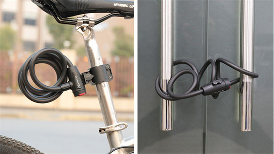 2022 Anti Pencurian Sepeda Steel Cable Lock Portable Security Padlock untuk sepeda gunung MTB