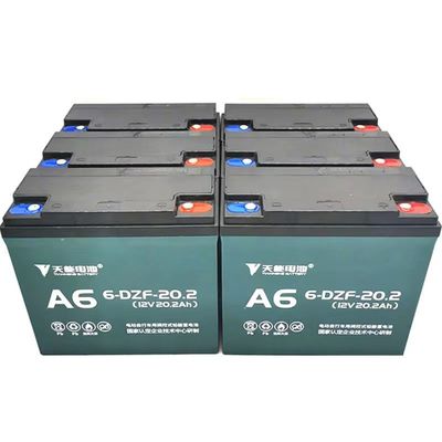 12V20.2Ah 6-DZF-20.2 Baterai asam timbal GEL bersegel bermuatan kering untuk skateboard listrik