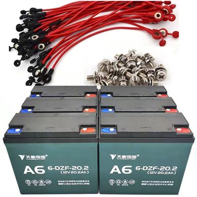 12V20.2Ah 6-DZF-20.2 Baterai asam timbal GEL bersegel bermuatan kering untuk skateboard listrik