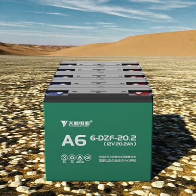 12V20.2Ah 6-DZF-20.2 Baterai asam timbal GEL bersegel bermuatan kering untuk skateboard listrik
