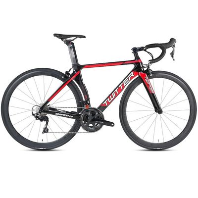 Sepeda 16 Speed Carbon Road Bike R2000-700C Sepeda balap Full Carbon Fiber dengan Panjang 1,7m