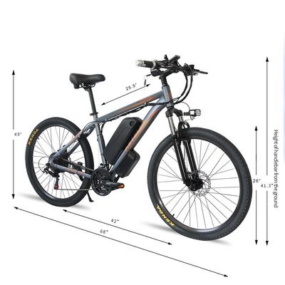 Rasakan Kekuatan 26 &quot;Profesional K820 Mountain E-Bike 48V 350W Motor Hub Belakang