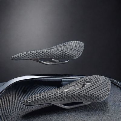Bersepeda gunung Essential 3D Printed Carbon Fiber Road Bike Saddle dengan desain berongga