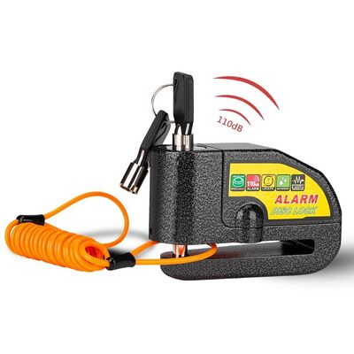 110dB Vibration Alarm Sepeda Motor Lock untuk Anti-pencurian Waterproof Keamanan