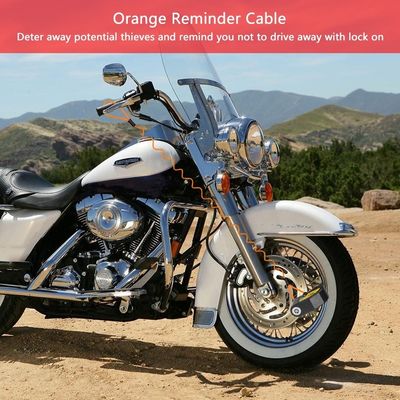 110dB Vibration Alarm Sepeda Motor Lock untuk Anti-pencurian Waterproof Keamanan