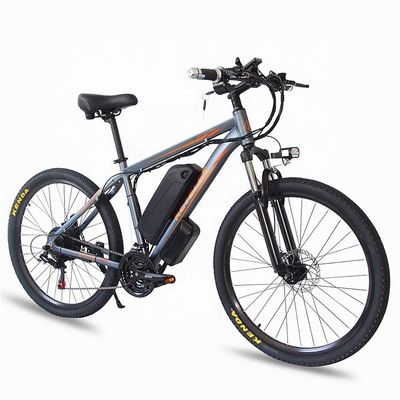 1000W 17.5AH Electric Mountain Bike 26&quot; Mountain E-bike Motor Hub Belakang Alloy Aluminium
