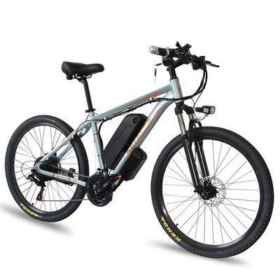 1000W 17.5AH Electric Mountain Bike 26&quot; Mountain E-bike Motor Hub Belakang Alloy Aluminium