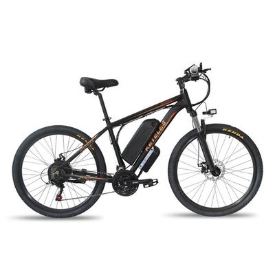1000W 17.5AH Electric Mountain Bike 26&quot; Mountain E-bike Motor Hub Belakang Alloy Aluminium