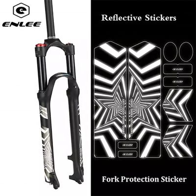2021 ENLEE Reflective Fork Stickers MTB Road Bike/Scooter 3D Protective Film Bike Aksesoris