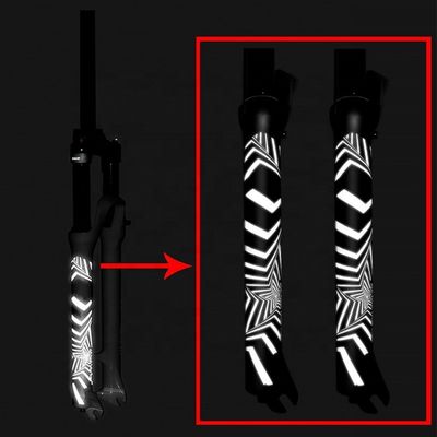 2021 ENLEE Reflective Fork Stickers MTB Road Bike/Scooter 3D Protective Film Bike Aksesoris