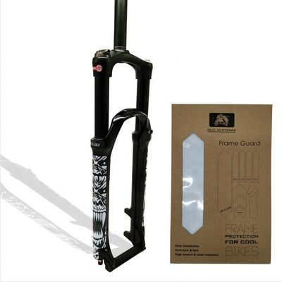3D Waterproof Bicycle Fork Protection Sticker untuk Penjaga Kerangka Sepeda Dekoratif