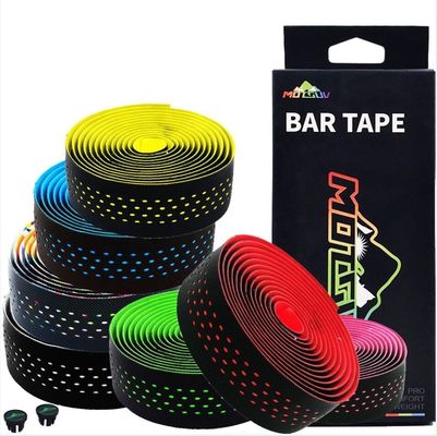 Soft Road Bikes Handlebar Tape dengan Damping dan Anti-Vibration Wrap OEM Accpeted