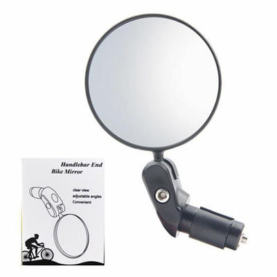 Angle Adjustable Kiri Kanan Handlebar Cermin Model Sepeda Sepeda Aksesoris dengan Baja