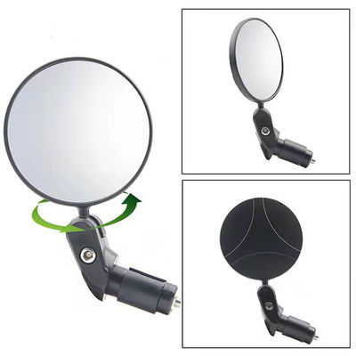 Angle Adjustable Kiri Kanan Handlebar Cermin Model Sepeda Sepeda Aksesoris dengan Baja