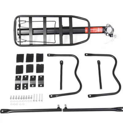Iron Tube Trunk Mount Bike Carrier Lightweight Rack untuk Sedan Outdoor Travel 985g