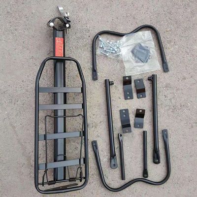 Iron Tube Trunk Mount Bike Carrier Lightweight Rack untuk Sedan Outdoor Travel 985g