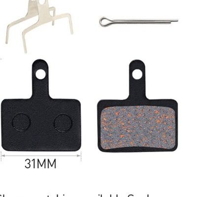 35x30.5mm Merah Metal Brake Pad untuk Resin MTB Mountain Bike Disc Rotor Braking Pads