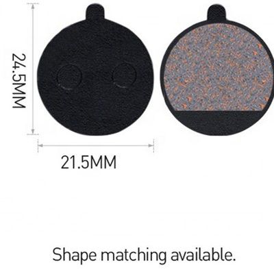 35x30.5mm Merah Metal Brake Pad untuk Resin MTB Mountain Bike Disc Rotor Braking Pads