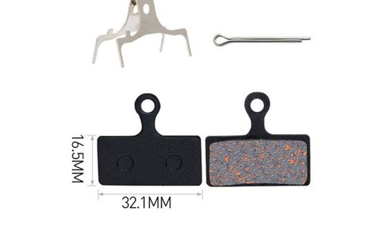 35x30.5mm Merah Metal Brake Pad untuk Resin MTB Mountain Bike Disc Rotor Braking Pads