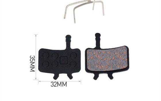 35x30.5mm Merah Metal Brake Pad untuk Resin MTB Mountain Bike Disc Rotor Braking Pads