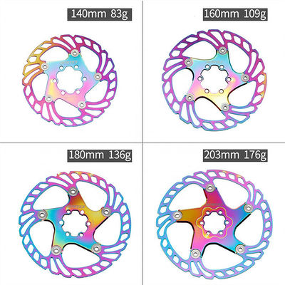 BMX RAINBOW 2021 Full CNC Road Bike Brake Disc 140/160/180/203mm Cepat Dingin