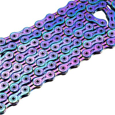 Full Hollow Stainless Steel Bike Chain untuk 2021 SUMC Sepeda Pelangi Kecepatan 9/10/11/12