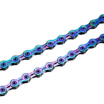 Full Hollow Stainless Steel Bike Chain untuk 2021 SUMC Sepeda Pelangi Kecepatan 9/10/11/12
