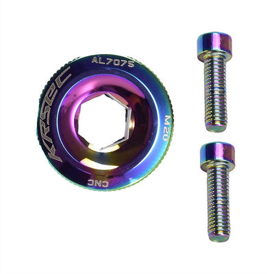 Kategori CRANK 2021 Bagian Sepeda Aluminium Berwarna-warni M18/M20 MTB Crankset Cover Screw
