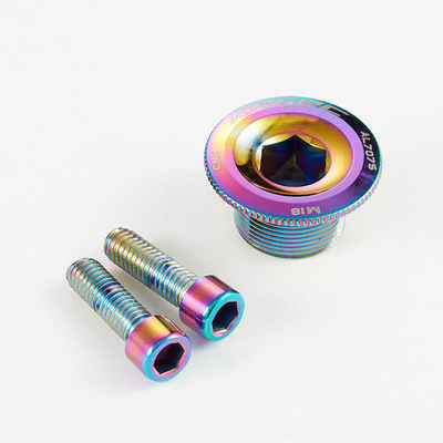 Kategori CRANK 2021 Bagian Sepeda Aluminium Berwarna-warni M18/M20 MTB Crankset Cover Screw