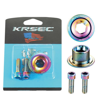 Kategori CRANK 2021 Bagian Sepeda Aluminium Berwarna-warni M18/M20 MTB Crankset Cover Screw