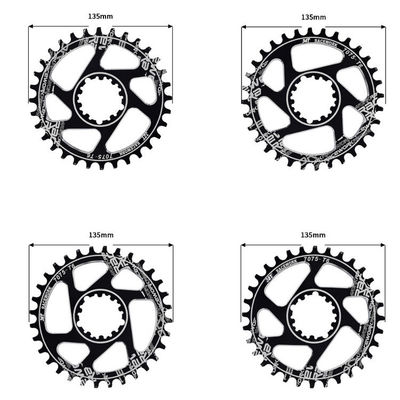 RACEWORK 32T 34T 36T 38T Chainring untuk MTB GXP Crank 170mm dan 68MM Set Bracket Bagian Bawah