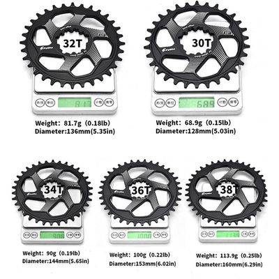 Crankset Sepeda MTB dengan 30/32/34/36/38T Chain Ring dan 170mm Crank Length