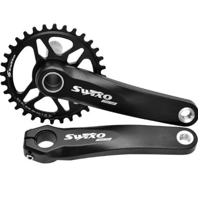 Crankset Bracket Bagian Bawah Sepeda Gunung dengan Crank Arm 170mm dan Chainwheel 32/34/36/38T