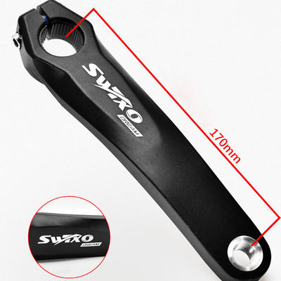 Crankset Bracket Bagian Bawah Sepeda Gunung dengan Crank Arm 170mm dan Chainwheel 32/34/36/38T